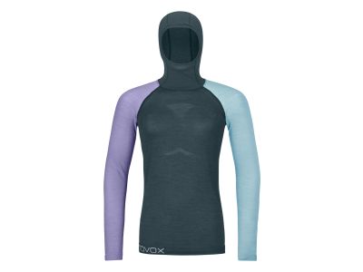 Tricou damă ORTOVOX 120 Competition Light Hoody, gri arctic închis