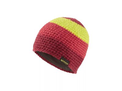 Mountain Equipment Flash Beanie dámska čiapka, Rhubrb/Hibiscs/FGreen