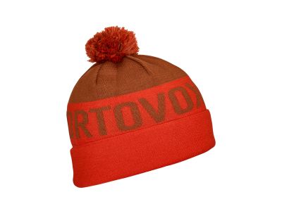 Czapka ORTOVOX Bobble Knit w kolorze gorącej pomarańczy