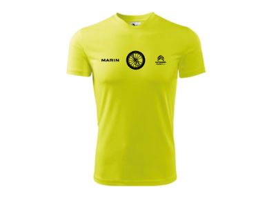 Tricou damă Okolo Domaše 2023, galben neon