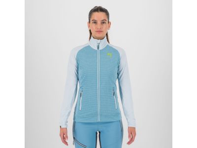 Karpos AMBRIZZOLA FULL ZIP women&#39;s sweatshirt, delphinium/skywriting