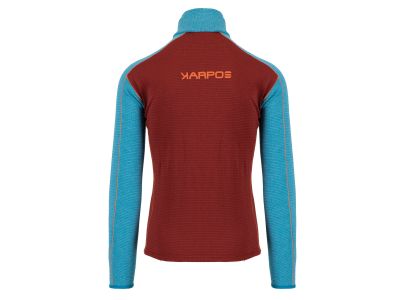 Karpos AMBRIZZOLA FULL-ZIP Sweatshirt, Granatapfel/Rittersporn