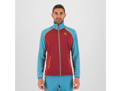 Karpos AMBRIZZOLA FULL-ZIP mikina, granátová jablka/larkspur