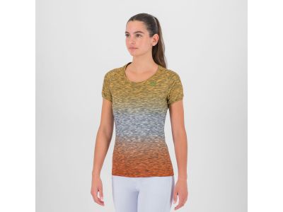 Karpos PRATO PIAZZA Damen T-Shirt, Scarlet Ibis/Kumquat