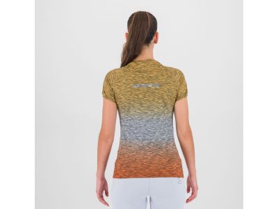 Karpos PRATO PIAZZA Damen T-Shirt, Scarlet Ibis/Kumquat