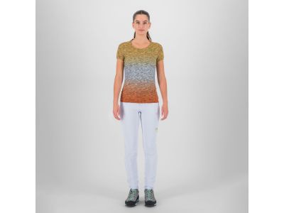 Karpos PRATO PIAZZA Damen T-Shirt, Scarlet Ibis/Kumquat