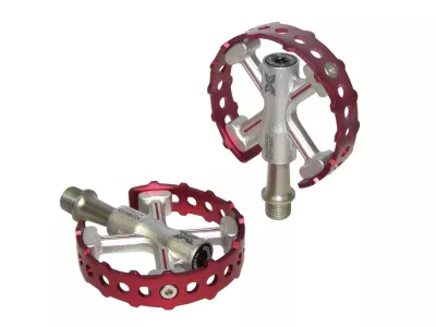 Xpedo Traverse 6 platform pedals, red