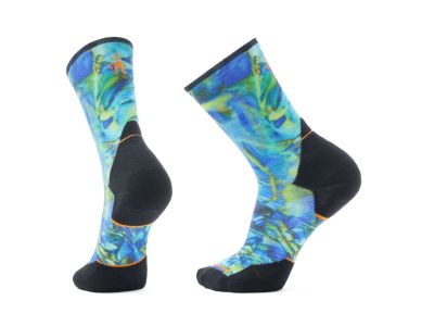 Smartwool Trail Run Targeted Cushion Singletrack Print Crew socks, capri