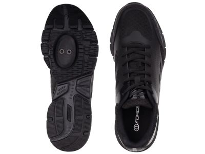 FORCE Go cycling shoes, black