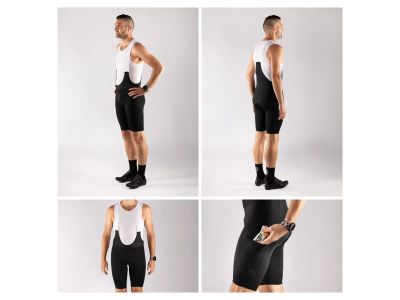 FORCE F Passion men&#39;s bib shorts and a black insert