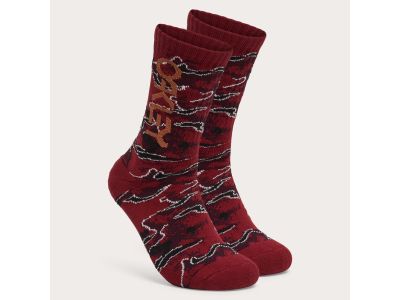 Oakley B1B All Play socks, metal camo red