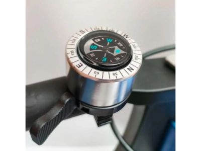 First Bike Compass bell, silver