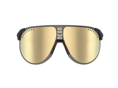Neon TITAN okuliare, black matt/mirror bronze cat. 3