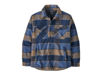 Patagonia LW Insulated Fjord Flanel Shirt, Smolder Blue