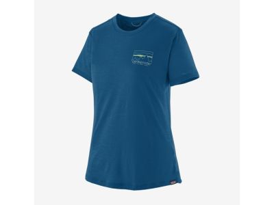 Patagonia Cap Cool Merino Damen T-Shirt, blau