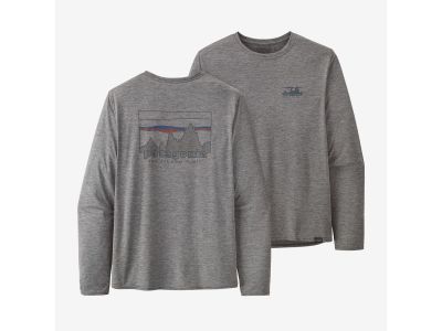 Patagonia L/S Cap Cool Daily Graphic T-shirt, gray