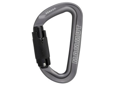 Karabinek Mammut Sender Twistlock, szary