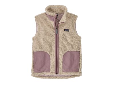 Patagonia K's Retro-X detská vesta, Natural w/Stormy Mauve