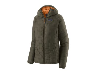 Patagonia Micro Puff Hoody women's jacket, Pine Needle Green