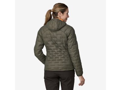 Patagonia Micro Puff Hoody women's jacket, Pine Needle Green