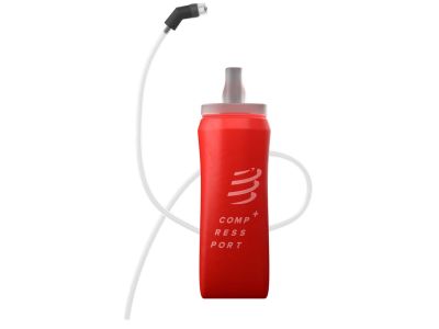 COMPRESSPORT ErgoFlask + Tube bottle, 500 ml, red