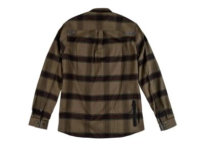 Troy Lee Designs Grind Flannel Paid Shirt, dark pine