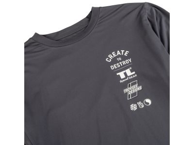 Troy Lee Designs Ruckus Ride Tee jersey, destroy carbon