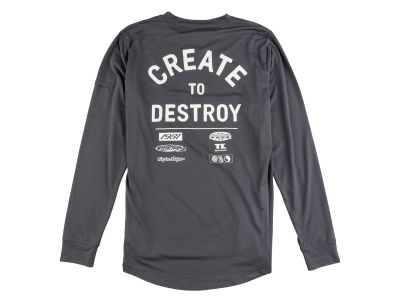 Troy Lee Designs Ruckus Ride Tee jersey, destroy carbon