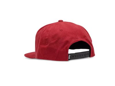 Fox Head Snapback Hat kšiltovka, flame red