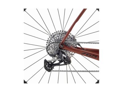 LOOK 765 Gravel Disc 28 bicykel, red dust metallic satin