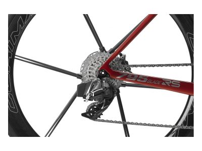 LOOK 795 Blade 2 RS Red Etap Fahrrad, rotes Chrom glänzend