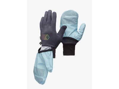 Black Diamond GRIDTECH STORM HOOD gloves, Carbon/Glacier