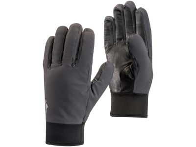 Black Diamond MIDWEIGHT SOFTSHELL gloves, Smoke