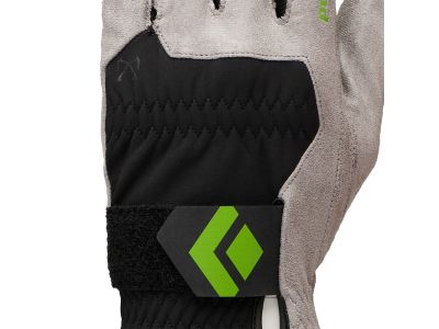 Black Diamond ICEJOY COMP gloves, Pewter/Black