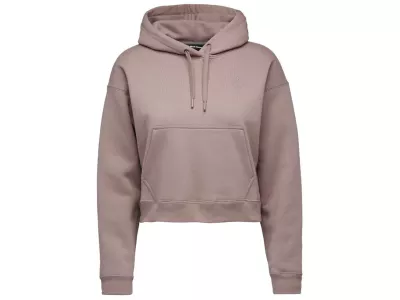 Black Diamond CROP PO HOODY női pulóver, halvány mályva