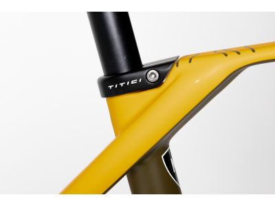 Titici REVO 28 Fahrrad, mostarda yellow glossy/olive green glossy