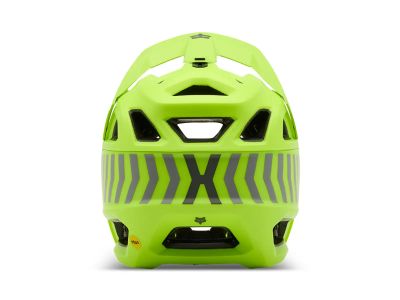 Fox Yth Proframe Nace Ce Kinderhelm, fluoreszierendes Gelb