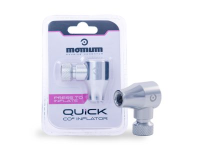 MOMUM Quick CO2 pumpička, stříbrná