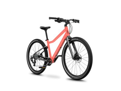 bicicleta copii woom 5 Explorer 24, coral neon