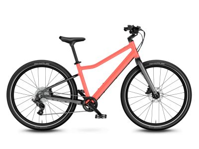 bicicleta copii woom 5 Explorer 24, coral neon