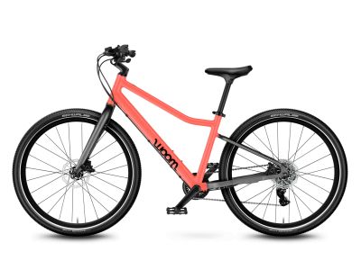 bicicleta copii woom 5 Explorer 24, coral neon