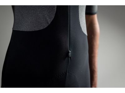 Santini Vega Extreme nohavice s trakmi, čierna