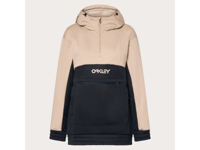 Oakley Tnp Nose Grab Softshell Hoodie női kabát, humuszos/blackout