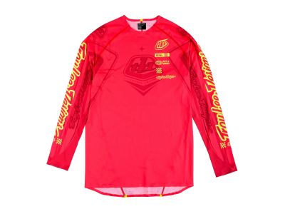 Tricou Troy Lee Designs Sprint Ultra Ghostwing, infraroșu