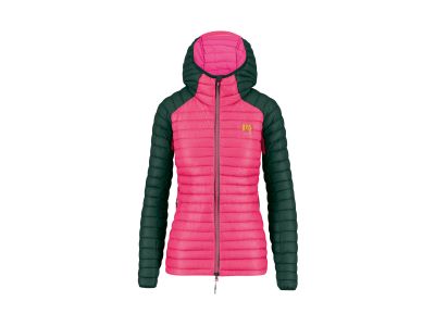 Karpos Alagna Daunenjacke für Damen, Fandango Pink/Dschungelgrün