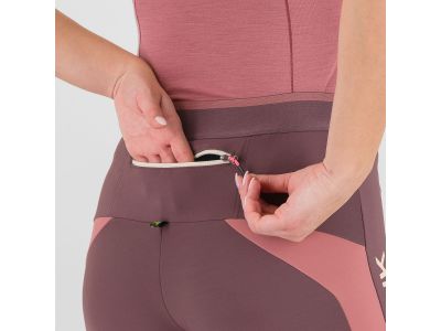 Pantaloni de dama Karpos Alagna Evo, huckleberry/deco rose