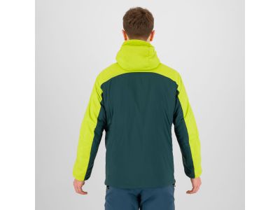 Karpos Castore jacket, forest/kiwi colada