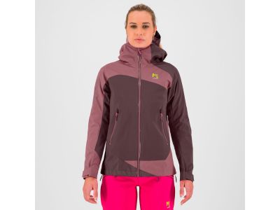 Karpos Marmolada Damenjacke, Heidelbeere/Deko-Rose