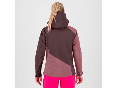 Karpos Marmolada Damenjacke, Heidelbeere/Deko-Rose