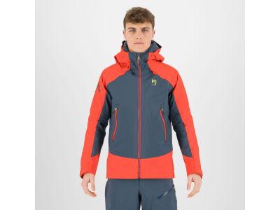 Karpos Storm Evo Jacke, Mitternacht/Feuerrot